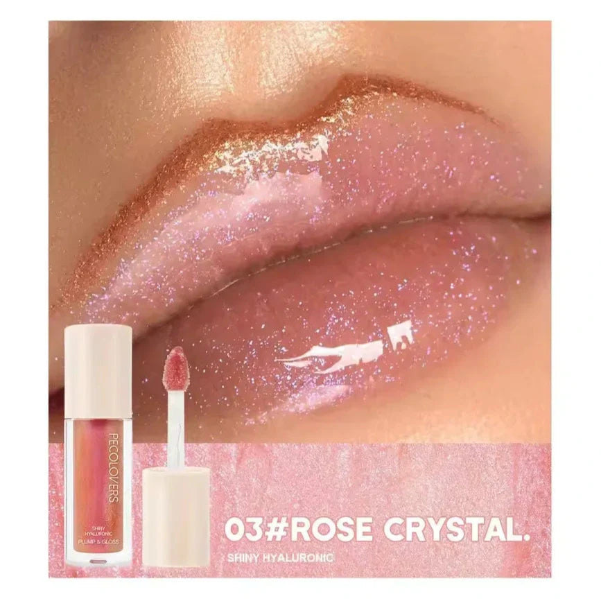 Transparenter Glanzlippenstift für strahlenden Glanz
