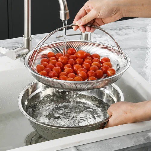 Vapure™ | All-in-one stainless steel steamer with handle