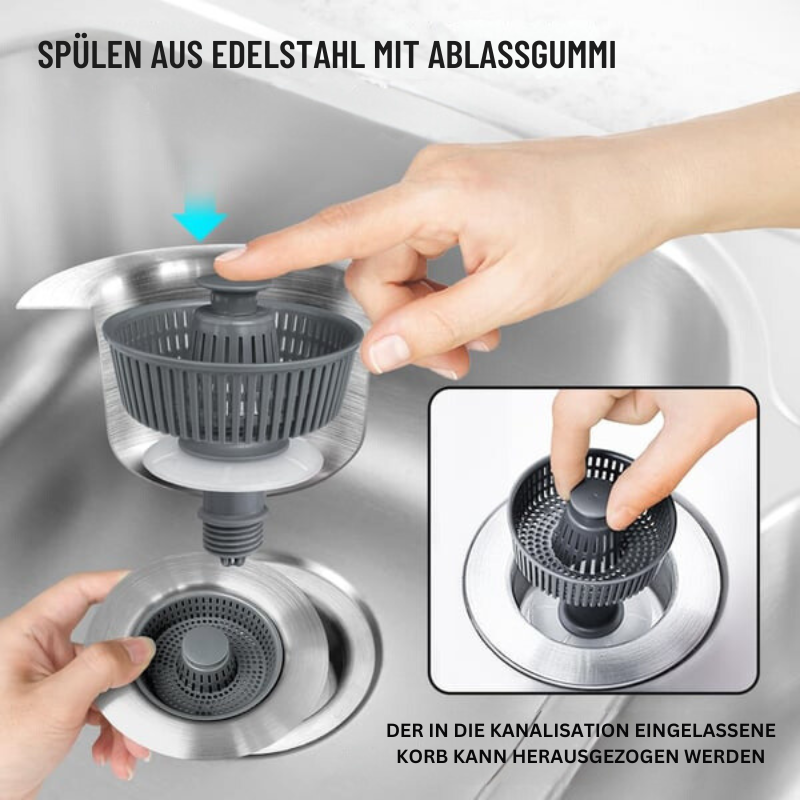 CleanFlow™ – New Improved Siphon Strainer Basket Drain