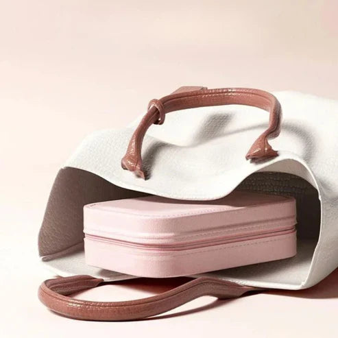 BeautyGlow™ – Portable Cosmetic Bag with LED Mirror