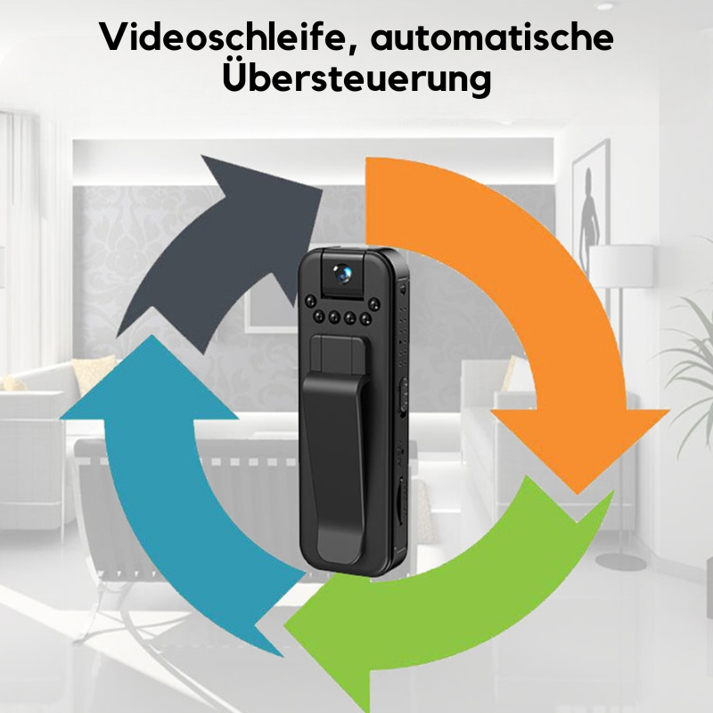 Kompakte 1080p Mini-Kamera für klare Reise- und Alltagsmomente