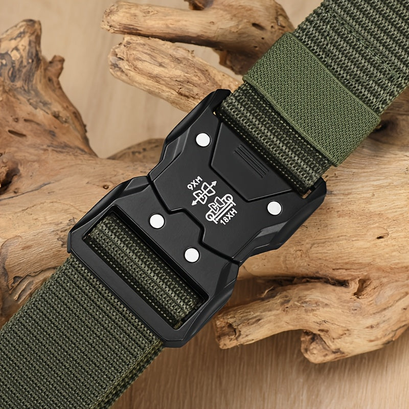 Robuster Unisex-Taktik-Nylon-Gürtel für Outdoor und den täglichen Gebrauch
