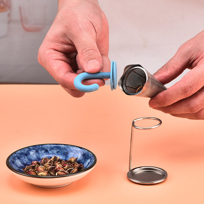 Stilvoller Tee-Filter mit spaßigem Dreh für Liebhaber von losem Blatttee