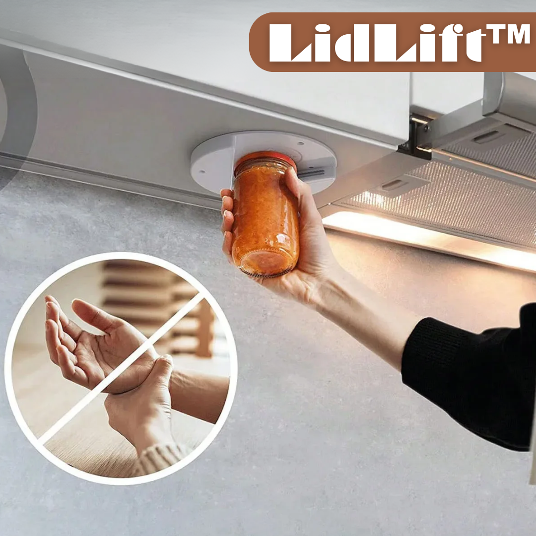 Ergonomisches Einhand-Glasdeckelöffner-Werkzeug