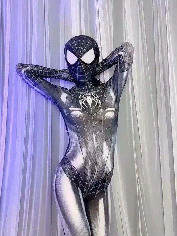 Spiderwoman Kostüm für Damen Halloween Cosplay Outfit