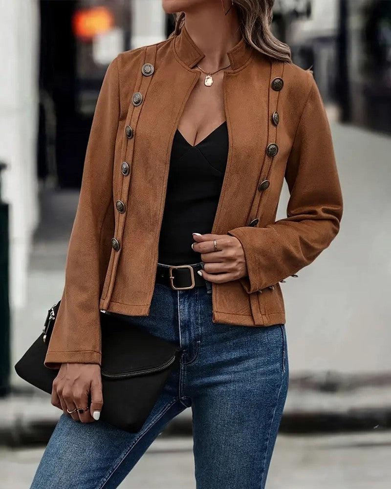 Henry™ | Solid-color collarless outerwear