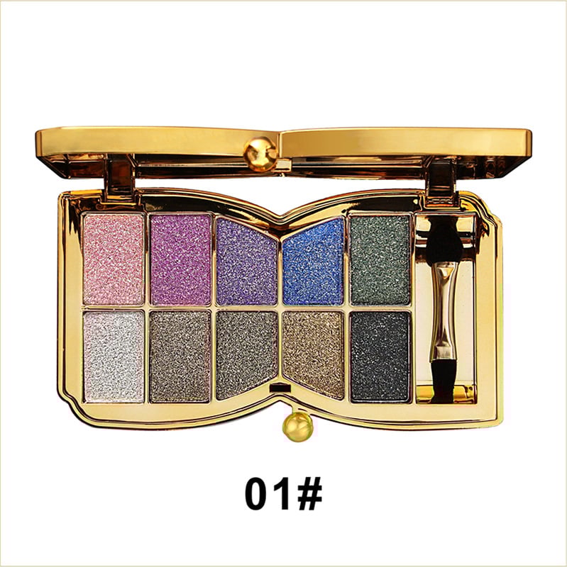 ShimmerGlam™ | 10 Colors Sparkle Shimmer Eyeshadow Palette
