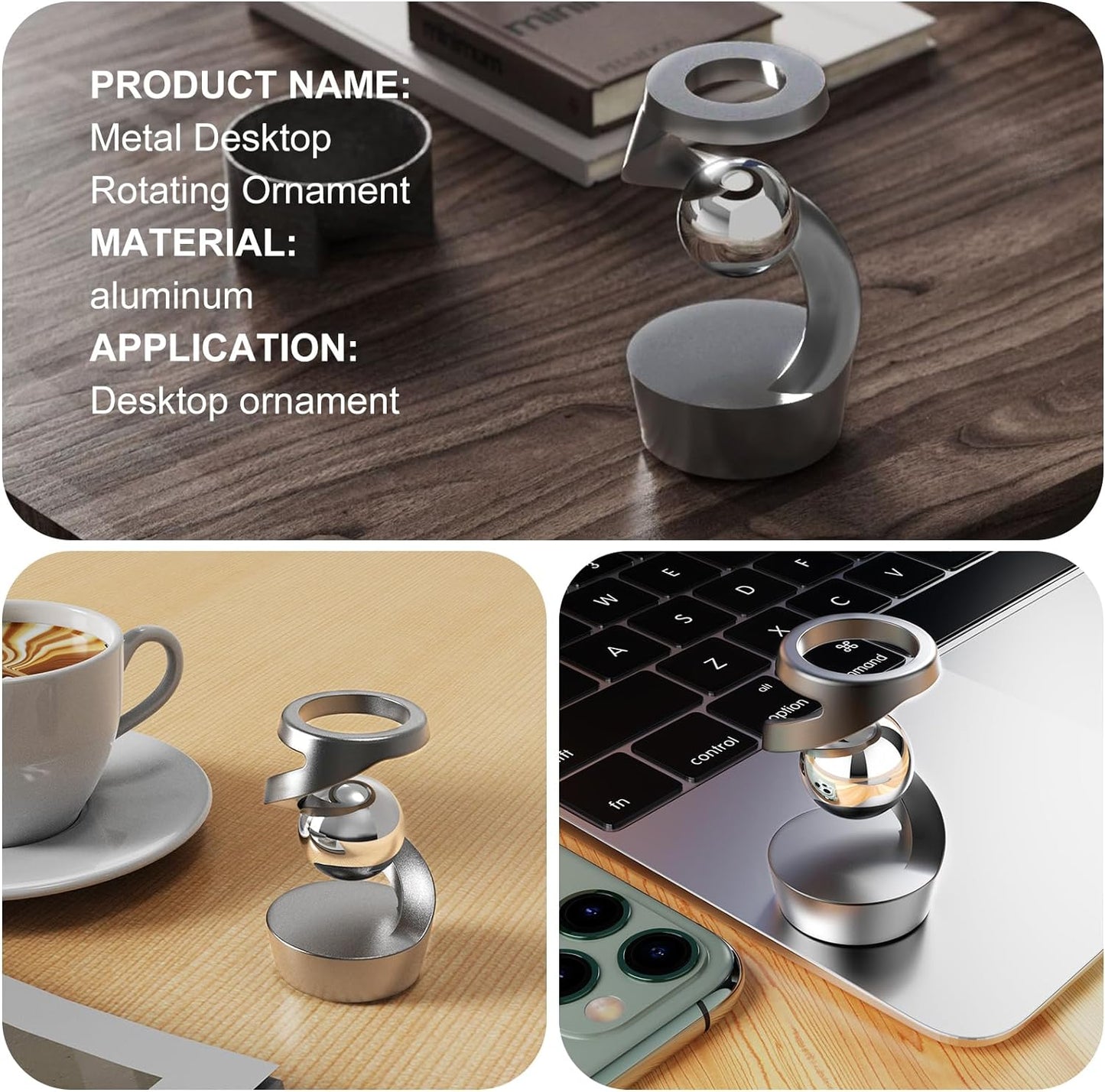 Stress Relief Toy | Aluminum Levitation Desk Toy