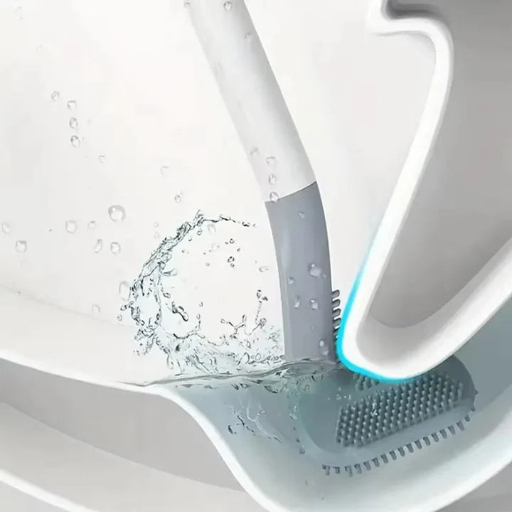 SilClean™ – Long-handled silicone toilet brush