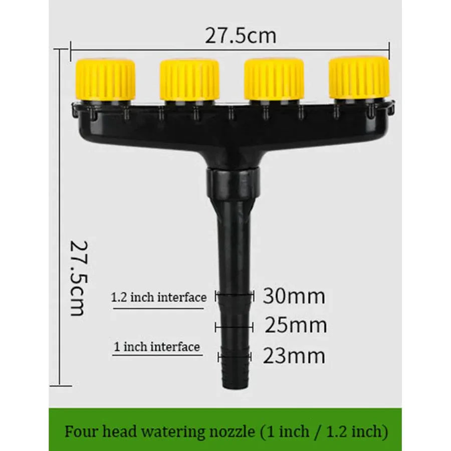 AquaQuad™ | Premium 4-Head Garden Sprinkler