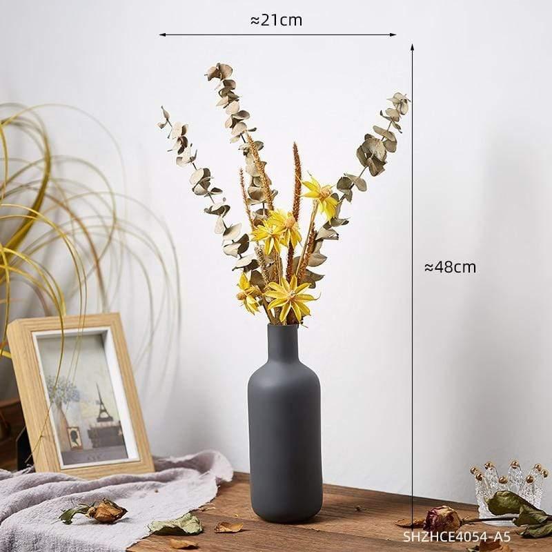 Handgefertigtes Set aus kubanischen Vasen aus Stein für moderne Wohnkultur