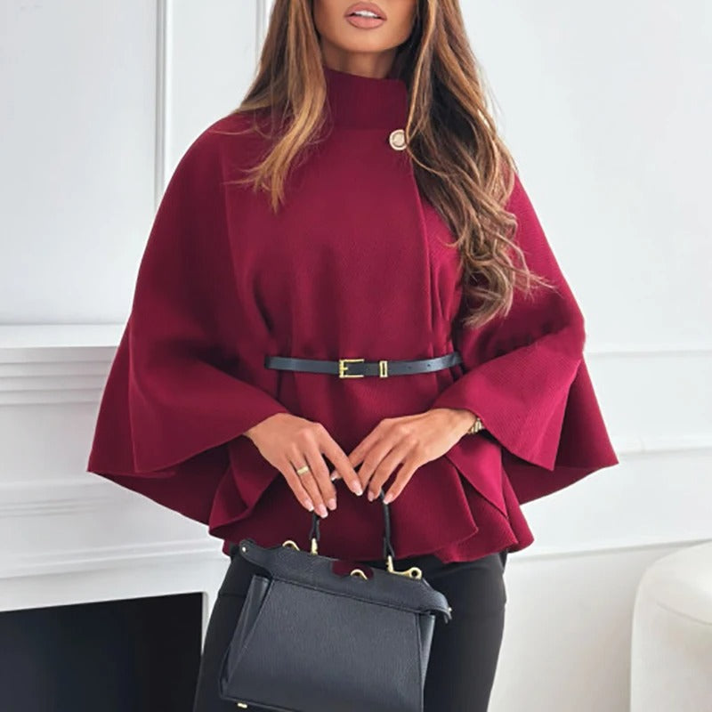 Wendy™ | Women's Oversized Cape Coat – Elegance and Warmth Combined