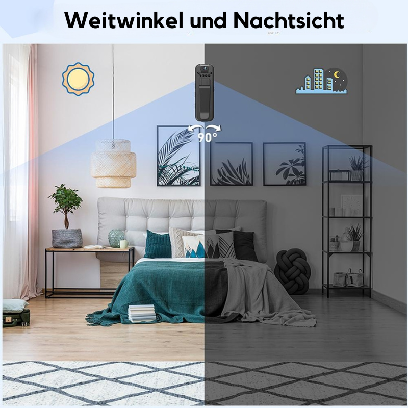 Kompakte 1080p Mini-Kamera für klare Reise- und Alltagsmomente