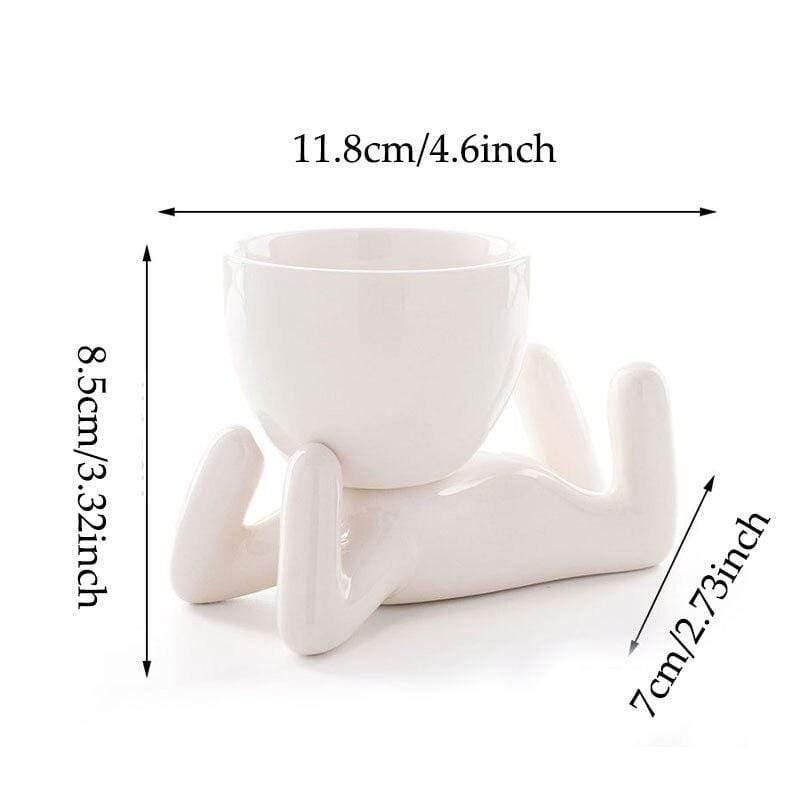 Minimalistische Keramik-Stimmungsvasen für Wohnkultur