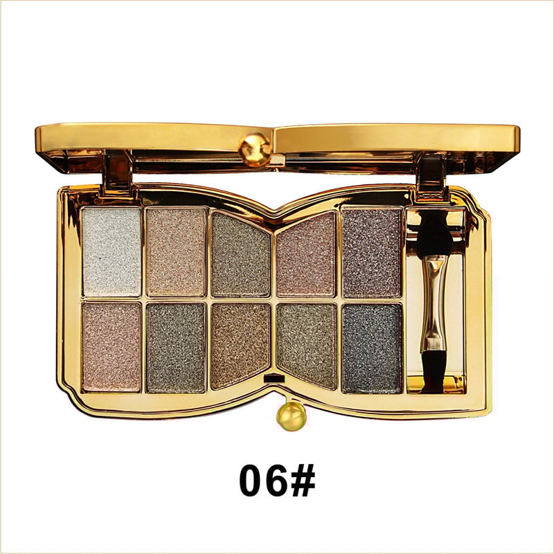 ShimmerGlam™ | 10 Colors Sparkle Shimmer Eyeshadow Palette