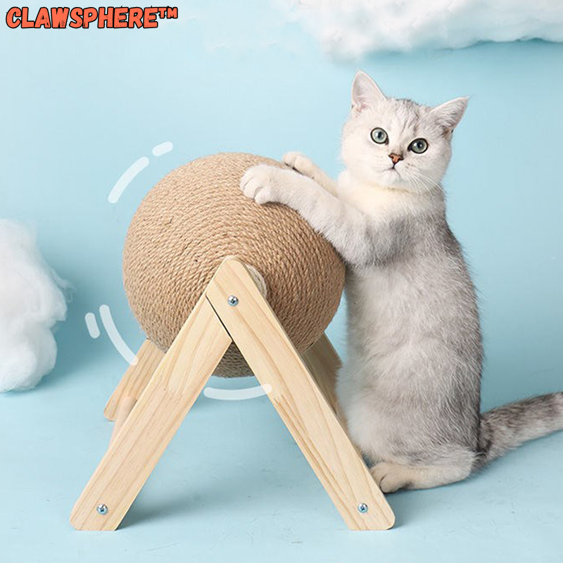 Interaktiver drehbarer Katzenspielball für aktives Spiel und Fitness