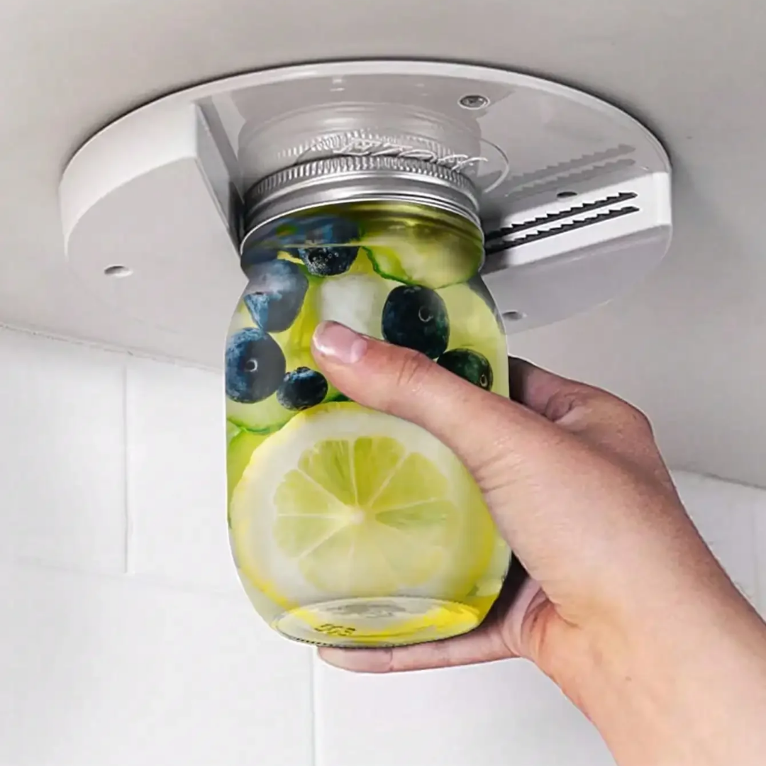 Ergonomisches Einhand-Glasdeckelöffner-Werkzeug