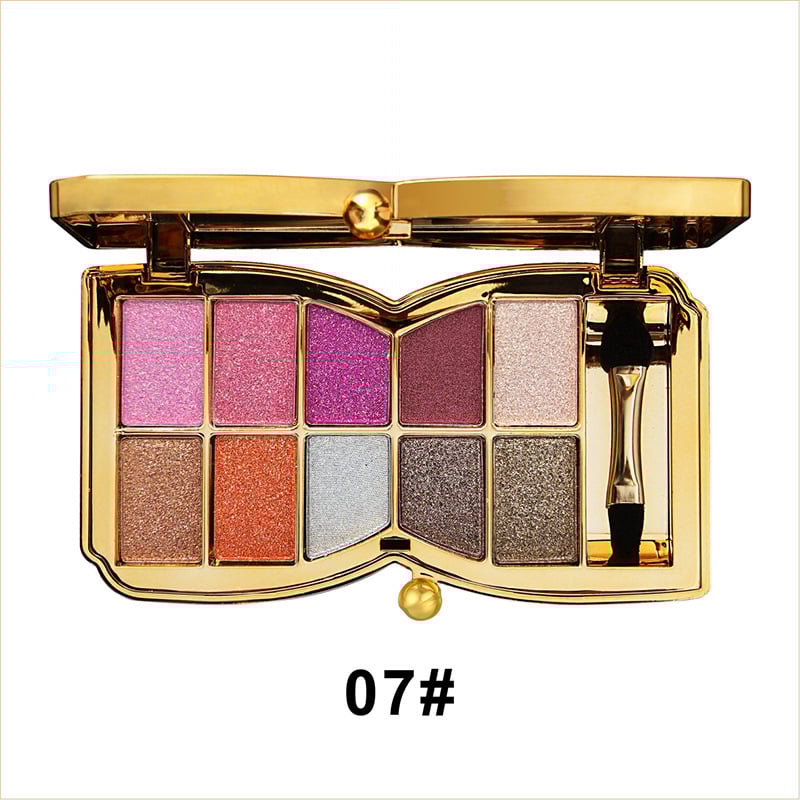 ShimmerGlam™ | 10 Colors Sparkle Shimmer Eyeshadow Palette