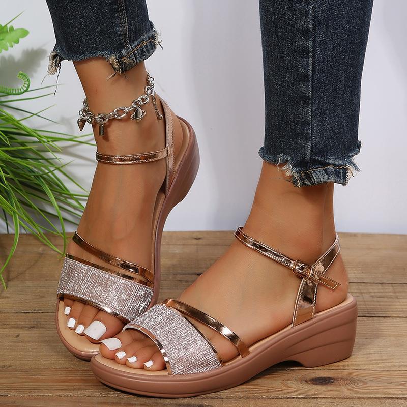 WedgeWonders™ | Women's Open Toe Wedge Sandals