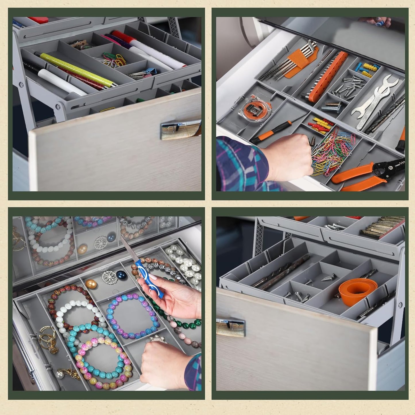 Kompakter modularer intelligenter Aufbewahrungsorganisator