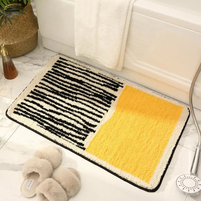 HavenMat™ | Abstract Scandinavian-style anti-slip bath mat