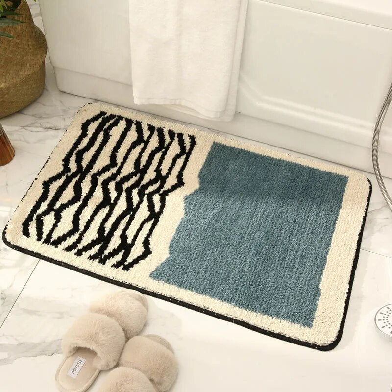 HavenMat™ | Abstract Scandinavian-style anti-slip bath mat