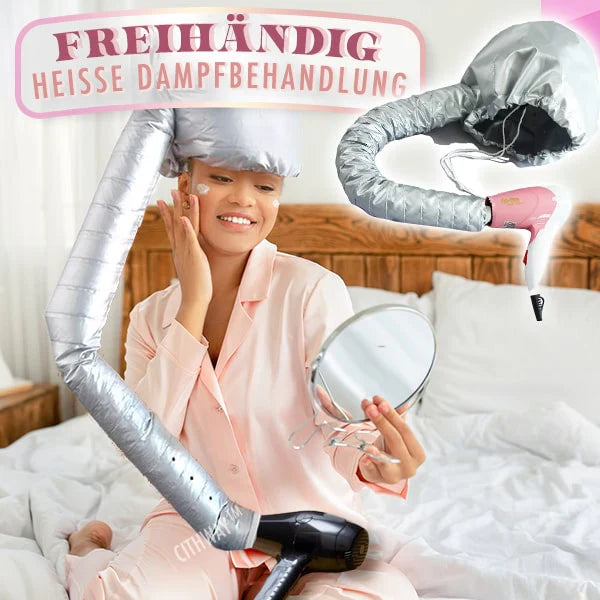 DryCap™ – Portable Hair Dryer Cap with Hood