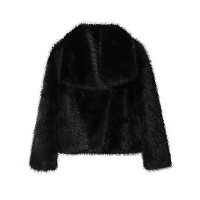 Axela™ | Elegant women's fur coat for stylish winter fashion 2024