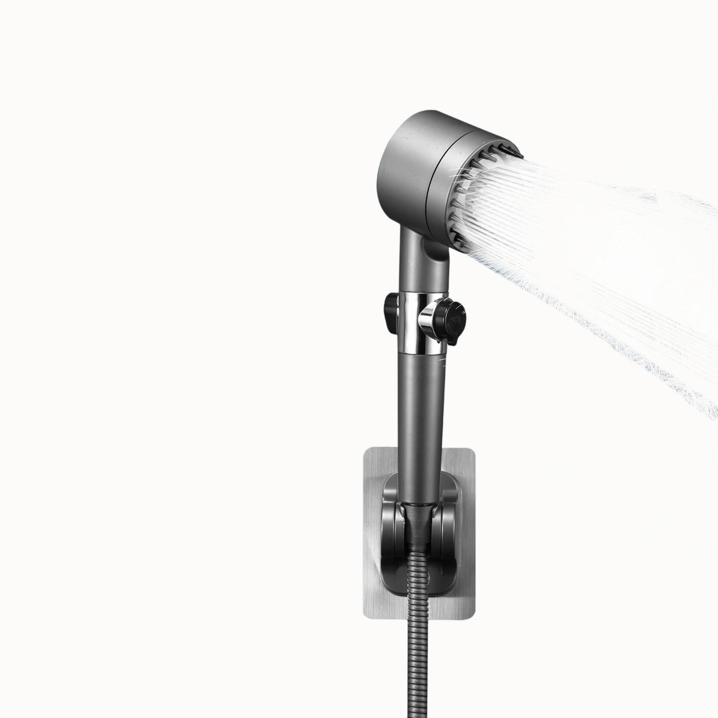Intelligent shower head with integrated water filter system
