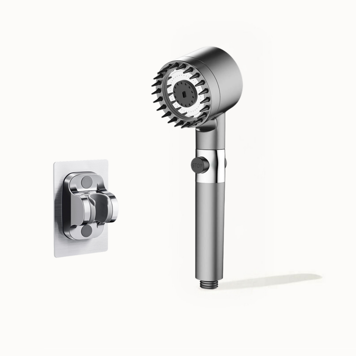 Intelligent shower head with integrated water filter system
