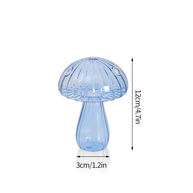 Fungglass™ | Cactus & Mushroom Transparent Glass Vases