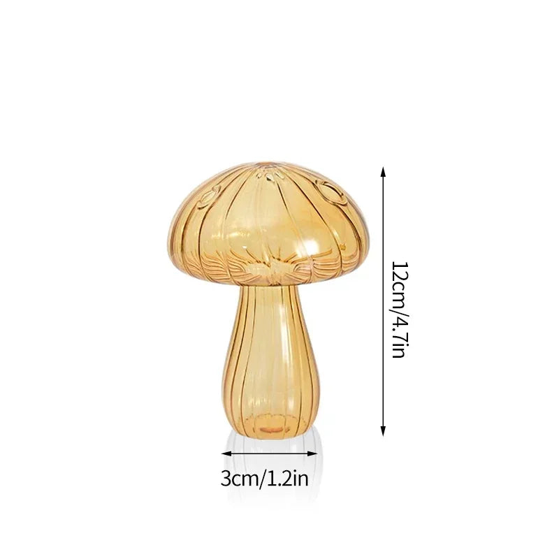 Fungglass™ | Cactus & Mushroom Transparent Glass Vases