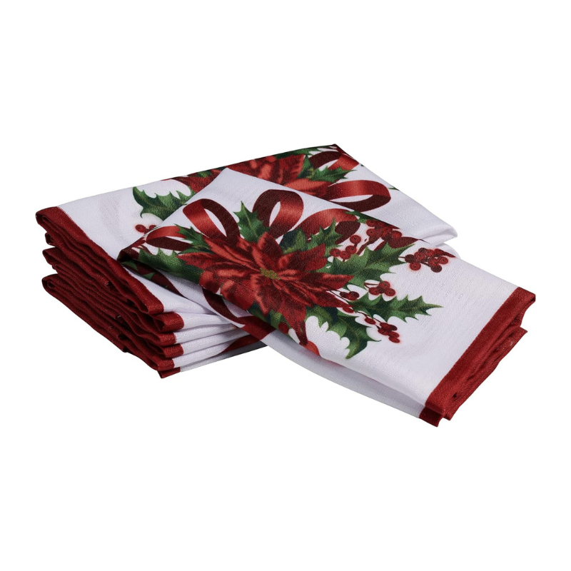 ChristmasTable™ – Tablecloth with Christmas Ribbon | Holiday Collection