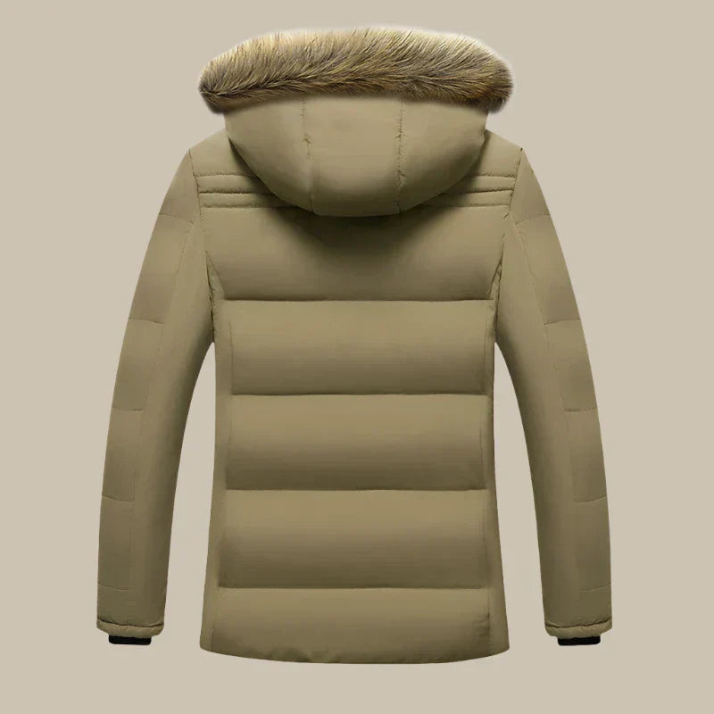 ArcticStyle™ - Puffer jacket with fur hood