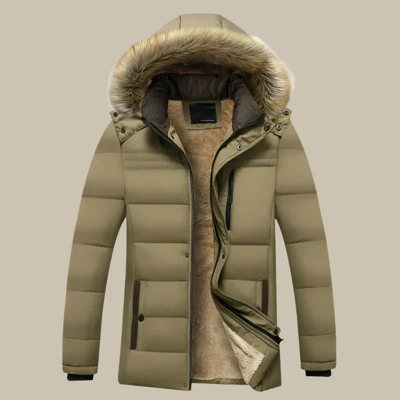 ArcticStyle™ - Puffer jacket with fur hood