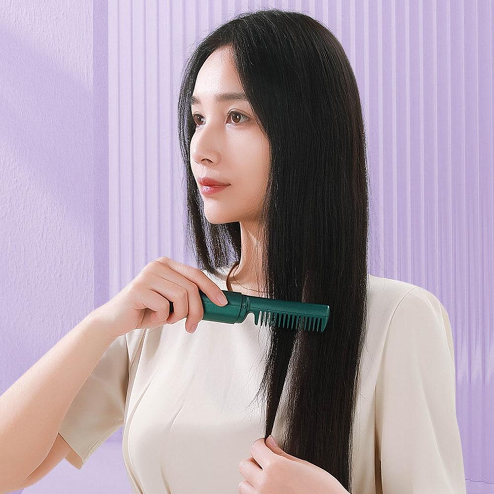 HairGlam™️ | 2 in 1 electric comb / curling iron and straightener