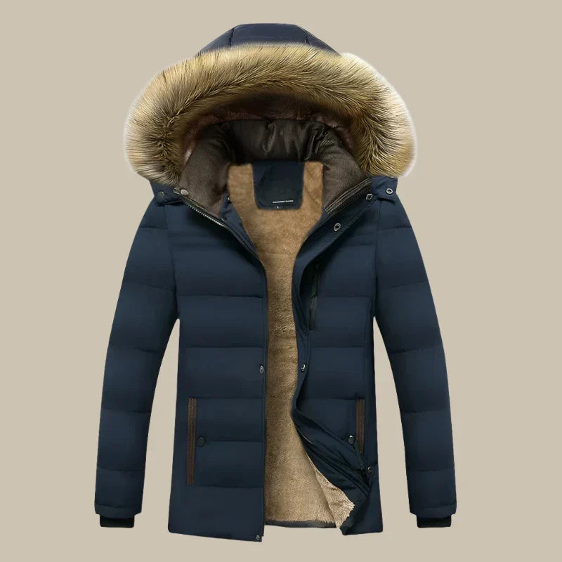 ArcticStyle™ - Puffer jacket with fur hood