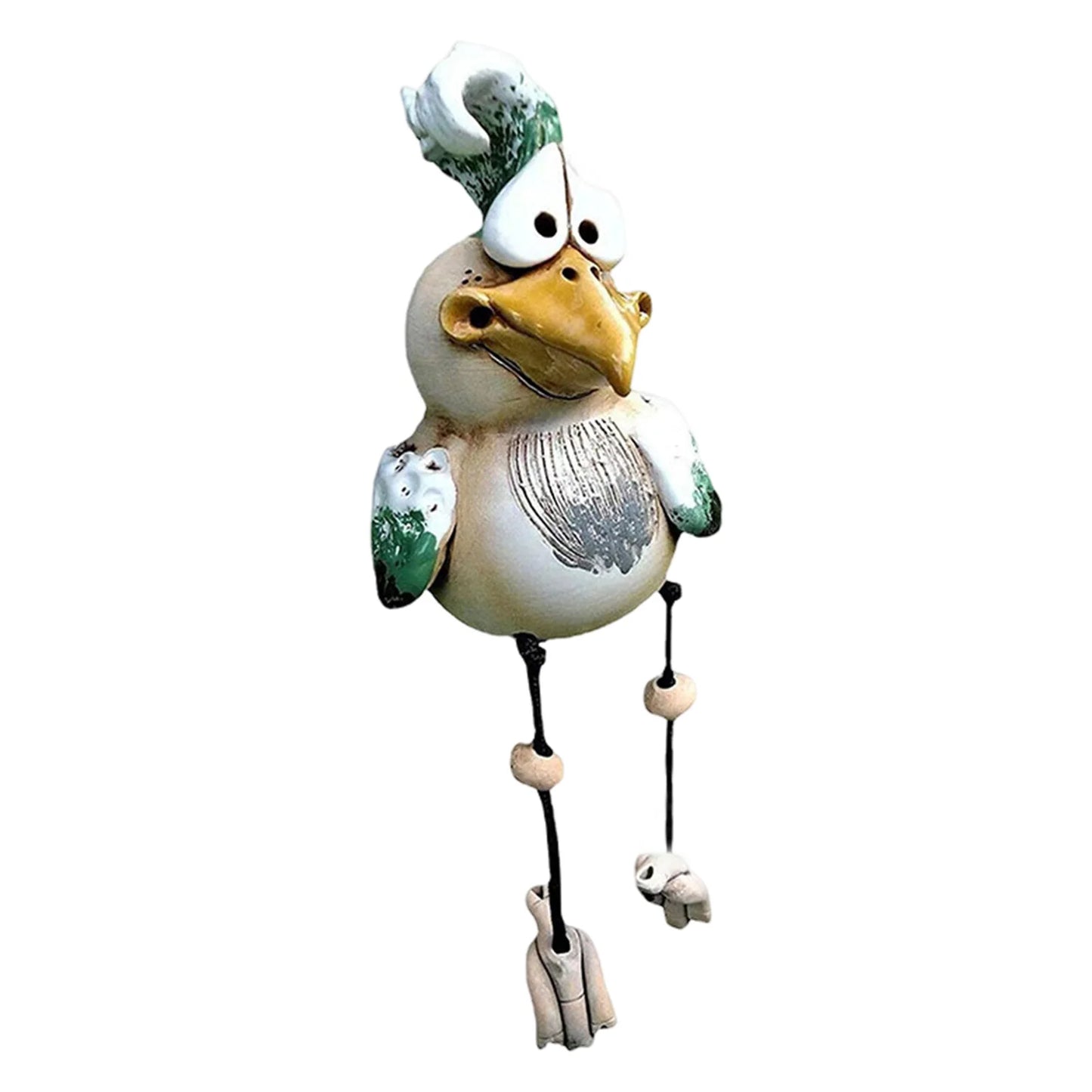 Birdie™ - Durable resin chicken decoration