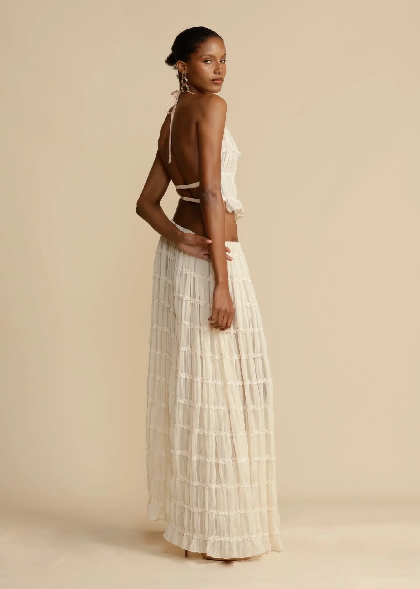 Yvonna™ | Chic two-piece pleated set