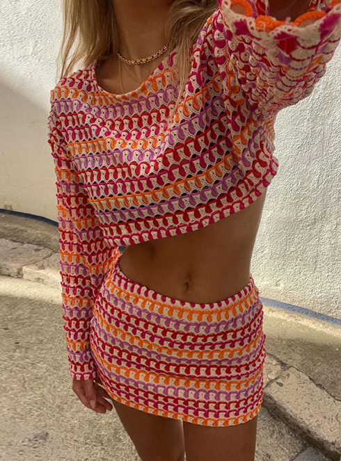 Ivy™ | Women's Lace Wrap Skirt Set