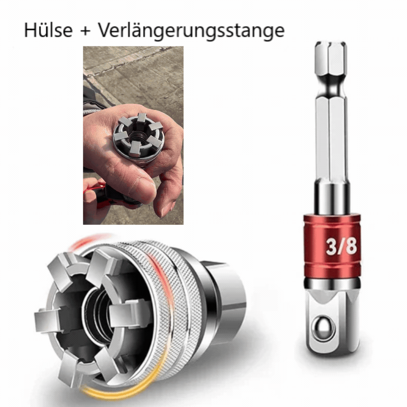 MagicSleeve™ | The ultimate adapter for electric drills
