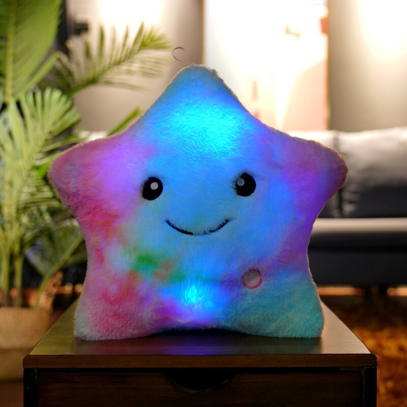 SleepyGlow™ | Cuddly pillow, headrest and nightlight in one