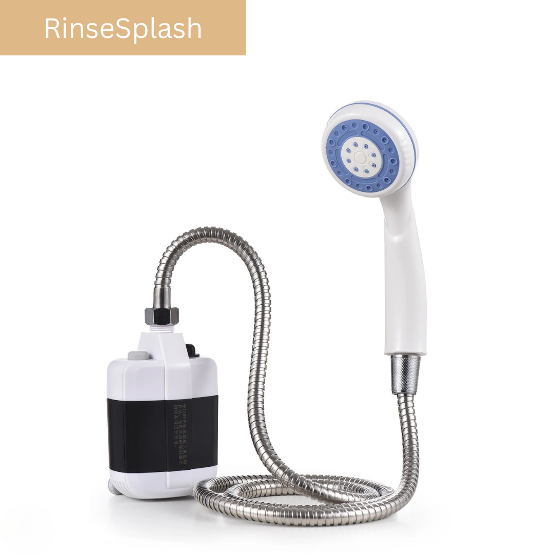 RinseSplash™ | This portable shower system is your secret to staying fresh