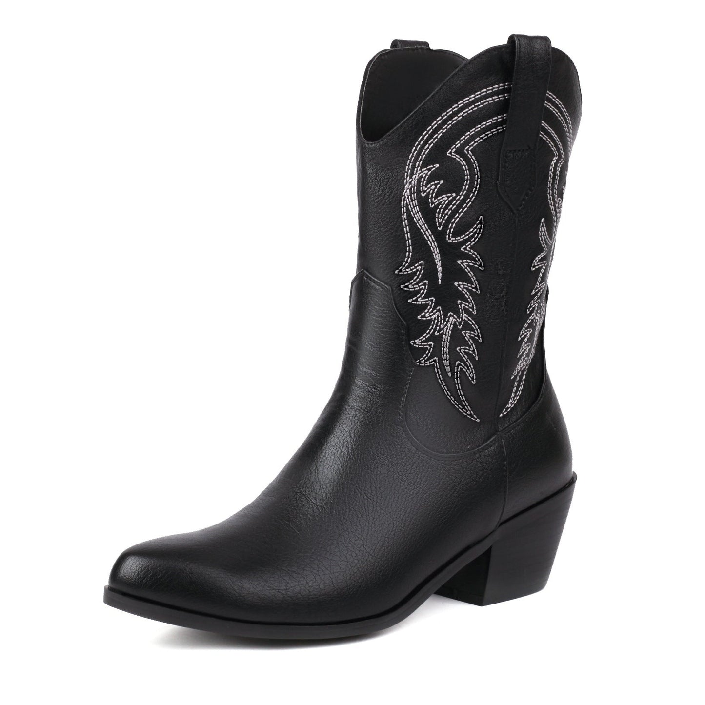 Trivana™ | Fashionable Embroidered Ankle Boots