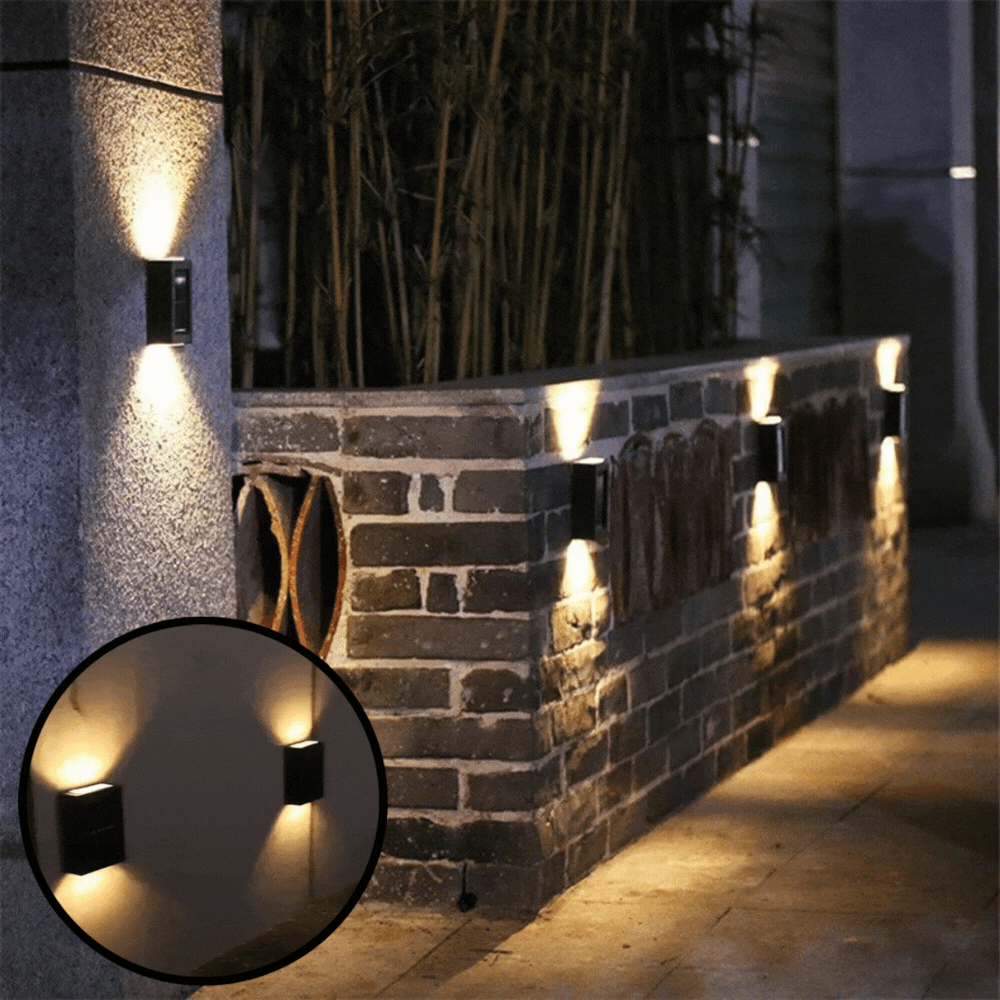 TRAFLA SOLARWALL™ | Luxurious LED solar wall light