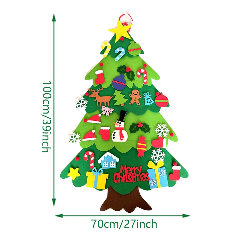 Glowtree™ Decorative Christmas Tree Wall Hanging with Fairy Lights