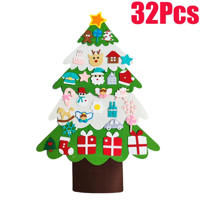 Glowtree™ Decorative Christmas Tree Wall Hanging with Fairy Lights