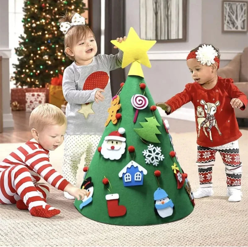 Glowtree™ Decorative Christmas Tree Wall Hanging with Fairy Lights