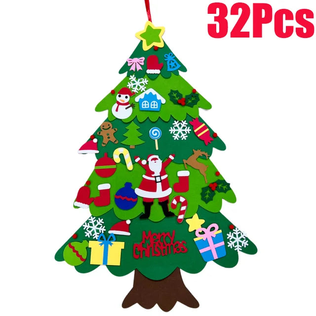 Glowtree™ Decorative Christmas Tree Wall Hanging with Fairy Lights