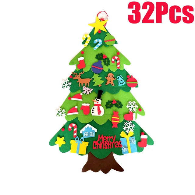Glowtree™ Decorative Christmas Tree Wall Hanging with Fairy Lights